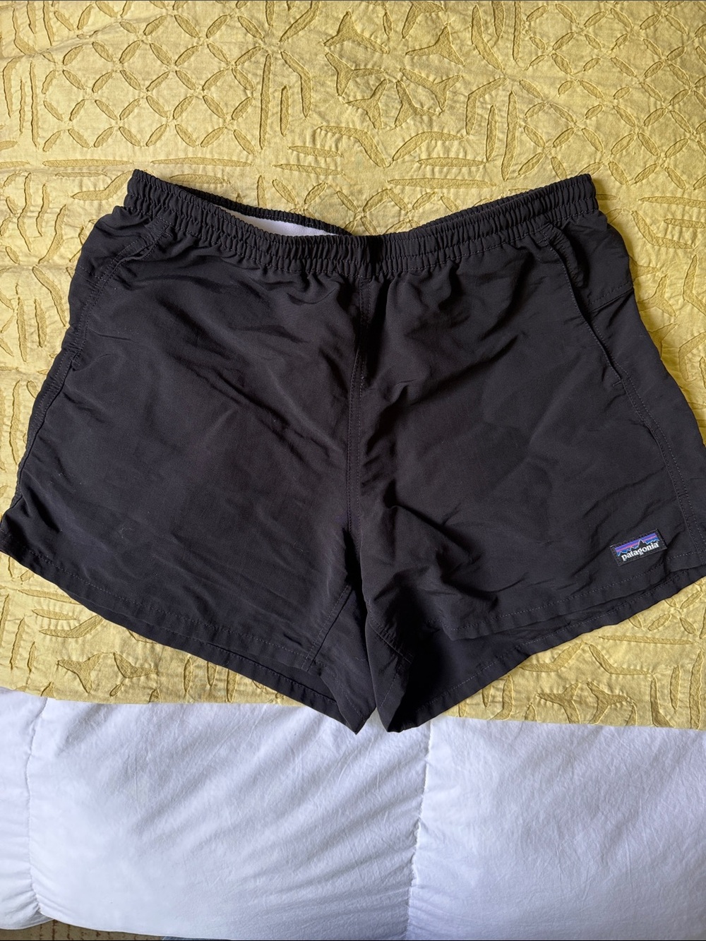 Patagonia Women’s Black Running Shorts with Elastic Waist